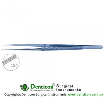 DeBakey Vascular Forcep Round Handle,Straight, 1.0mm Atraumatic Tips  Straight, 18cm Straight, 21cm Straight, 23cm  